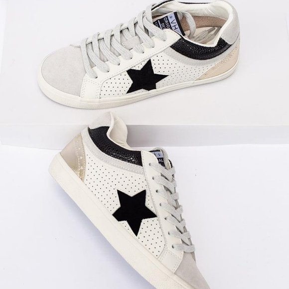 Vintage Havana Shoes - BOUNCE - WHITE SILVER RHINESTONE